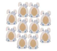 minkissy 10piezas Cajas De De Pascua Decorativas Conejitos Porta Galletas Portátil Cajas