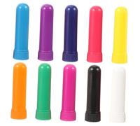 minkissy 10piezas Nasal Barra Unids Aceites Esenciales Tubo Vacío Aromaterapia Fácil Limpiar Viaje