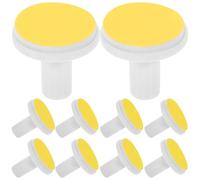 minkissy 12 Almohadillas De Repuesto Para Cortaúñas Almohadillas Eléctricas Para Lima De Uñas Para Adultos Cabezales De Pulido De Uñas Para Lima De Uñas Eléctrica (Amarillo)
