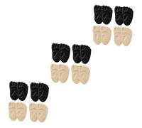 minkissy 12 Pares Almohadilla de esponja para el antepié almohadillas para zapatos de tacones altos inserción de gel en el antepié cojín de gel walking pad plantillas cojines de pie