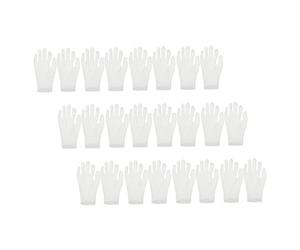 minkissy 12 Pares Guantes Hidratantes de Algodón Puro Guantes de Algodón para Adultos Usar de Noche para Manos Suaves