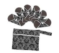 minkissy 12 Piezas juego toallas tía menstrual reutilizable almohadilla menstrual absorbente cuecas menstruales Toalla sanitaria reutilizable toallas sanitarias reutilizables pequeña