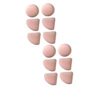 minkissy 12 Piezas soplo de colchón de aire esponja soplo de polvo cosmético bocanadas de maquillaje femenino rubor para las mejillas batidoras bocanadas cosméticas borlas de polvo rostro
