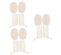minkissy 12 Piezas Suministros De Baño Pincel Seco Fregador De Espalda Para Herramienta Cepillo De Espalda Depurador De Espalda Cepillo Exfoliante Flor De Baño Perder Tómate Un Baño