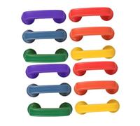 minkissy 12 Piezas Teléfonos Susurradores para Juguete de Aprendizaje Auditivo Colores Brillantes para Fluidez y Pronunciación el Aula para Juego Simulado y del