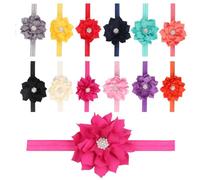 minkissy 12piezas Diademas Gemas De Imitación Para Niñas Coloridas Cristales De Flor Para Accesorios De Cabello Para Fiesta De Cumpleaños