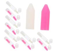 minkissy 12piezas Lápices De Color Para Recogedor De Gemas De Imitación Puntas De Cera De Repuesto Para Manicura Herramientas De Decoración De Uñas Material De