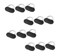minkissy 12piezas Máscara para Dormir Ojos de Antifaz para Acampar y Dormir al Aire Material de Algodón Suave para Uso Nocturno y Descanso Camping