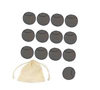 minkissy 14piezas Discos Desmaquillantes De Fibra De Bambú Reutilizables Para Mujer Alfombrilla Facial Desmaquillante Disco Limpiador Facial Para Maquillaje