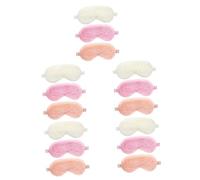 minkissy 15 máscaras de ojos de felpa para fiestas de pijamas, suministros de fiesta para niñas, persianas para dormir, máscara de ojos peluda, máscara de ojos para dormir, máscara de ojos de viaje,