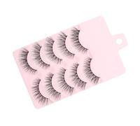 minkissy 15 Pares pestañas postizas para mujer accesorios maquillaje maquillajes de mujeres accesorios para pestañas maleta de pestañas las pestañas postizas pestañas hechas a mano Navidad