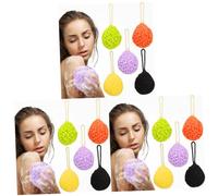 minkissy 15 Piezas Bola De Baño De Esponja Esponjas De Mar Para Bañarse Esponja De Ducha Exfoliante Esponjas De Baño Esponja De Baño Depurador Corporal Exfoliante Cepillo De De Baño