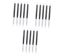 minkissy 15 Piezas Clavo Herramienta De Punteado Para Uñas Herramientas De Uñas De Silicona Cepillo Para Tallar Esculturas Bolígrafos Para Uñas Cepillo De Uñas Pluma De Perforación Pintado