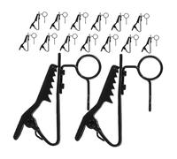 minkissy 15 Piezas Clip Metálico para Micrófono Lavalier Soporte Resistente y Compacto con Flexible para Entrevistas Reuniones y Presentaciones