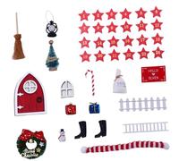 minkissy 15 Piezas Miniaturas de Navidad Decorativas para Casas de Muñecas Accesorios Luminosos para Manualidades Festivas Juguetes para Regalos Temáticos