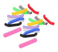 minkissy 18 Pares Cubiertas de Silicona para Manija de Freno de Bicicleta | Protección para Palancas Punta Curva, Mejor Agarre en Mojado, Uso en Plegables y Montaña