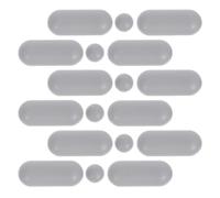 minkissy 18 Piezas Parachoques Antideslizantes para Asientos de Inodoro Espaciadores de Asiento de Inodoro Ldpe y Eva Diseño Desmontable Protección Hogar y Hotel
