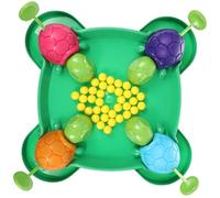 minkissy 1Juego Mesa Educativo para Tortuga Come Frijoles de Escritorio para Jugadores Incluye Frijoles para Cumpleaños y Actividades Familiares