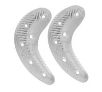 minkissy 1par Placas De Reparación De Talón De Metal Forma De Con Tornillos Para Botas y Zapatos De Hombre Almohadillas Protectoras Antideslizantes Para y Talones