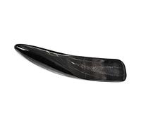 minkissy 1pieza Bastón De Masaje Natural De Cuerno De Búfalo Herramienta Multifuncional Para Masaje Facial Cuello y Espalda Para Viajes y Relajación Ligero y Portátil Color Negro