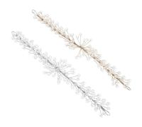 minkissy 2 Diademas De Cristal Para Novia Accesorios Para El Cabello De Boda Para Mujer Tocado Con Brillantes Diamantes De Imitación Para Dama De Honor Accesorios Para El Cabello De