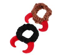 minkissy 2 Diademas De Cuerno De Peluche Diadema De Cuerno De Tocado De Spa Para Mujer Diadema Para Lavar El Cabello Diadema De Demonio Diadema De Maquillaje Diadema Para Lavar