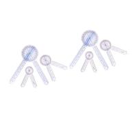minkissy 2 Juegos 3 Piezas Regla Medica Transportador Digital Regla Del Transportador Del Goniómetro Regla De Medición Del Cuerpo Goniómetro 360 Grados Regla De Ángulo Transportador Medico