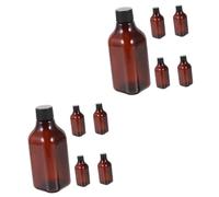 minkissy 2 Juegos Botella Cuadrada De Cuello Largo Para Frascos Dispensador De Espuma Botellas Exprimibles De Condimentos Botellas De Champú Bomba Light Brown La Mascota 5 Piezas * 2