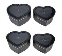 minkissy 2 Juegos Caja De De Flores Revelar Jardineras Juguete Cajas De Embalaje Tapa Despedida De Solteira Valentines Day Cajas Transparentes Atasco De Papel Black 2 Piezas * 2