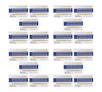 minkissy 2 Juegos Carta De Colores De Los Tonos De Sombra De 3d Guía De Colores De Los Pasta Suministro Oral De Polivinilo 40 Uds * 2