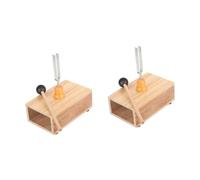 minkissy 2 juegos de tenedor de afinación para enseñar experimentos físicos, tenedor de torneado, uso de tenedor de, instrumento de experimento, instrumentos de sonido, caja de experimentos de