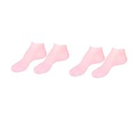 minkissy 2 Pares calcetín gel hidratante para calcetines loción calcetines botines sebs calcetines SEBS vitalidad tacones altos medias de algodón Tacón alto Perder rosa