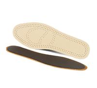 minkissy 2 pares de plantillas de vaca, transpirables, desodorización, almohadillas de piel deportivas, antideslizantes y reducen la presión para una comodidad óptima