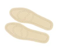 minkissy 2 Pares plantillas de cuero plantillas resistentes a los olores plantillas deportivas almohadillas para pies almohadillas pies plantillas de piel de vaca plantillas transpirables