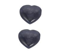 minkissy 2 Piezas Amor Lapislázuli Cristales Corazón Ágata Brillantina Falso Joyas Muro Amatista Decoración De Forma De Amor Piedra De Cristal De Blue