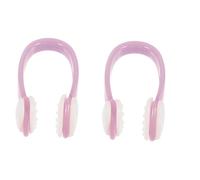 minkissy 2 Piezas Clip De Nariz De Natación De Buceo Clavija De Nariz De Natación Tapones La Nariz Niños Nadar Rosa Gel De Sílice