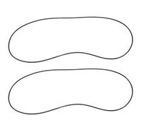 minkissy 2 Piezas Correa del Pestillo Negra de Nitrilo para Olla y Sartén, Cierre Seguro y Sellado Hermético Adecuado para Transporte y Cocina