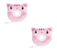minkissy 2 Piezas Cuello Isabel Cono curativo Collar de recuperación para Mascotas Collar Perro pequeño Cono de recuperación para Gatos círculo Mascota Elizabeth el Gato Gatito