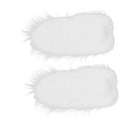 minkissy 2 Piezas De Barba Blanca Y Disfraz De Bigote Barba Postiza Pegamento Vello Facial Falso Bigotes Postizos Barba Blanca Divertida Barba Larga Falsa Barba De