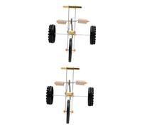 minkissy 2 Piezas De Juguetes De Metal para Loros. Seleccione Juguetes para Loros. Interesante Juguete para Loros. Juguete para Pájaros. Juguete De Entrenamiento para Pájaros.