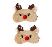 minkissy 2 Piezas De Ojo Para Dormir Con Estereoscópico Para Niños Ajustable Para Yoga Y Viajes.