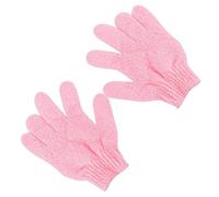 minkissy 2 Piezas Guantes De Lufa Guantelete Baño Mitones Guantes De Exfoliantes Guante De Exfoliante Guante De Exfoliación Corporal Doble Cara Frotar Barro