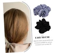 minkissy 2 Piezas Jumbo Scrunchies de Tela Grande para Mujer Ligas Elásticas para Cabello Grueso Ballet Francés para Coleta y Moños Cómodos