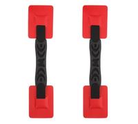 minkissy 2 Piezas Manija Lateral de Repuesto para Tabla de Surf y Paddle Board, Asa de Tabla Inflable Roja de Plástico y Nylon, Diseño Ergonómico Resistente a Impactos, para Deportes