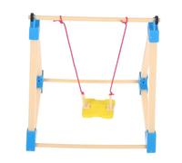 minkissy 2 Piezas Miniature Dollhouse Swing Chair de Sillas Columpio Miniatura para Decoración DIY Accesorios para Jardín Infantil y Micro Paisaje