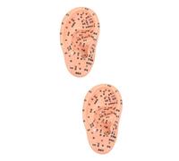 minkissy 2 Piezas Modelo de oído de masaje modelo de masaje de oído modelo de punto de acupuntura en la oreja Acupuntura auricular Puntos de acupuntura oreja modelos de acupuntura del oído