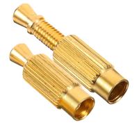 minkissy 2 Piezas Pernos Insertos para Puente de Guitarra Eléctrica Sistema Trémolo Duradero Accesorios Metálicos Resistentes de Doradas Fácil Instalación y Estable