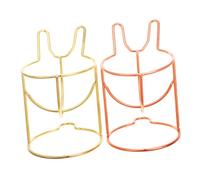 minkissy 2 Piezas Porta Borlas Estante para Esponjas de Maquillaje Soporte para Esponjas de Maquillaje Expositor de Borlas para Polvos Licuadora de Belleza