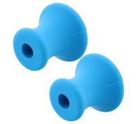 minkissy 2 Piezas Soporte Azul para Diapasón de Goma Resistente que Minimiza Vibraciones, Base Estable para Terapia de Sonido y Sanación Vibracional en Yoga y Meditación