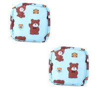 minkissy 2 Piezas Soporte Para Toallas Higiénicas Caja De Toallas Sanitarias Bolsa De Algodón Toalla Higiénica Billetera De Viaje Paquetes De Maquillaje Bebé Monedero Servilleta Sanitaria